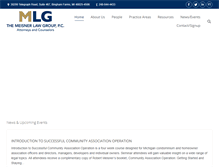 Tablet Screenshot of meisner-law.com